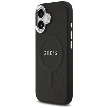 Etui MagSafe dla Apple iPhone 17, Guess, Classic Logo, Czarne