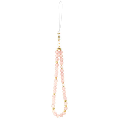 Etui MagSafe dla Apple iPhone 17, Guess, IML Flowers Allover Electroplated with Pearl Strap, Czarne