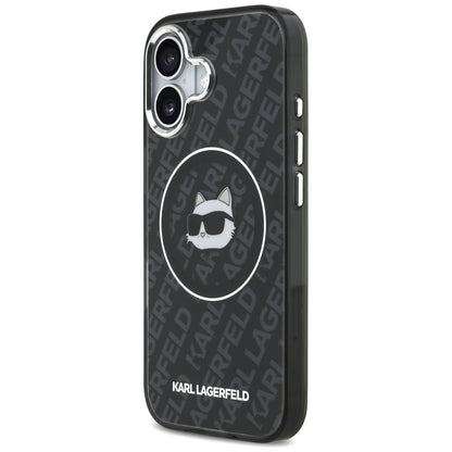 Etui MagSafe dla Apple iPhone 17, Karl Lagerfeld, IML Choupette`s Head, Czarne