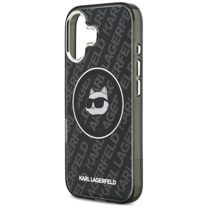 Etui MagSafe dla Apple iPhone 17, Karl Lagerfeld, IML Choupette`s Head, Czarne