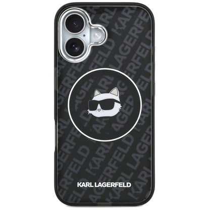 Etui MagSafe dla Apple iPhone 17, Karl Lagerfeld, IML Choupette`s Head, Czarne