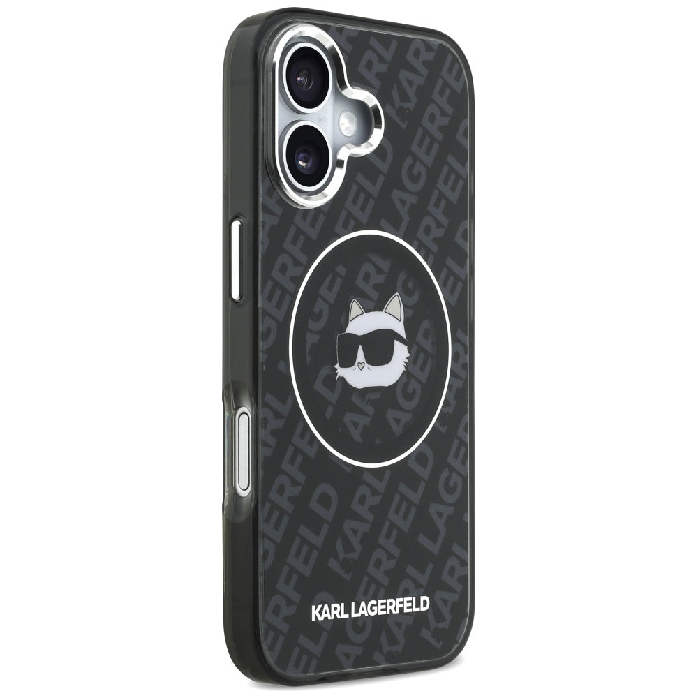 Etui MagSafe dla Apple iPhone 17, Karl Lagerfeld, IML Choupette`s Head, Czarne