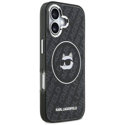 Etui MagSafe dla Apple iPhone 17, Karl Lagerfeld, IML Choupette`s Head, Czarne