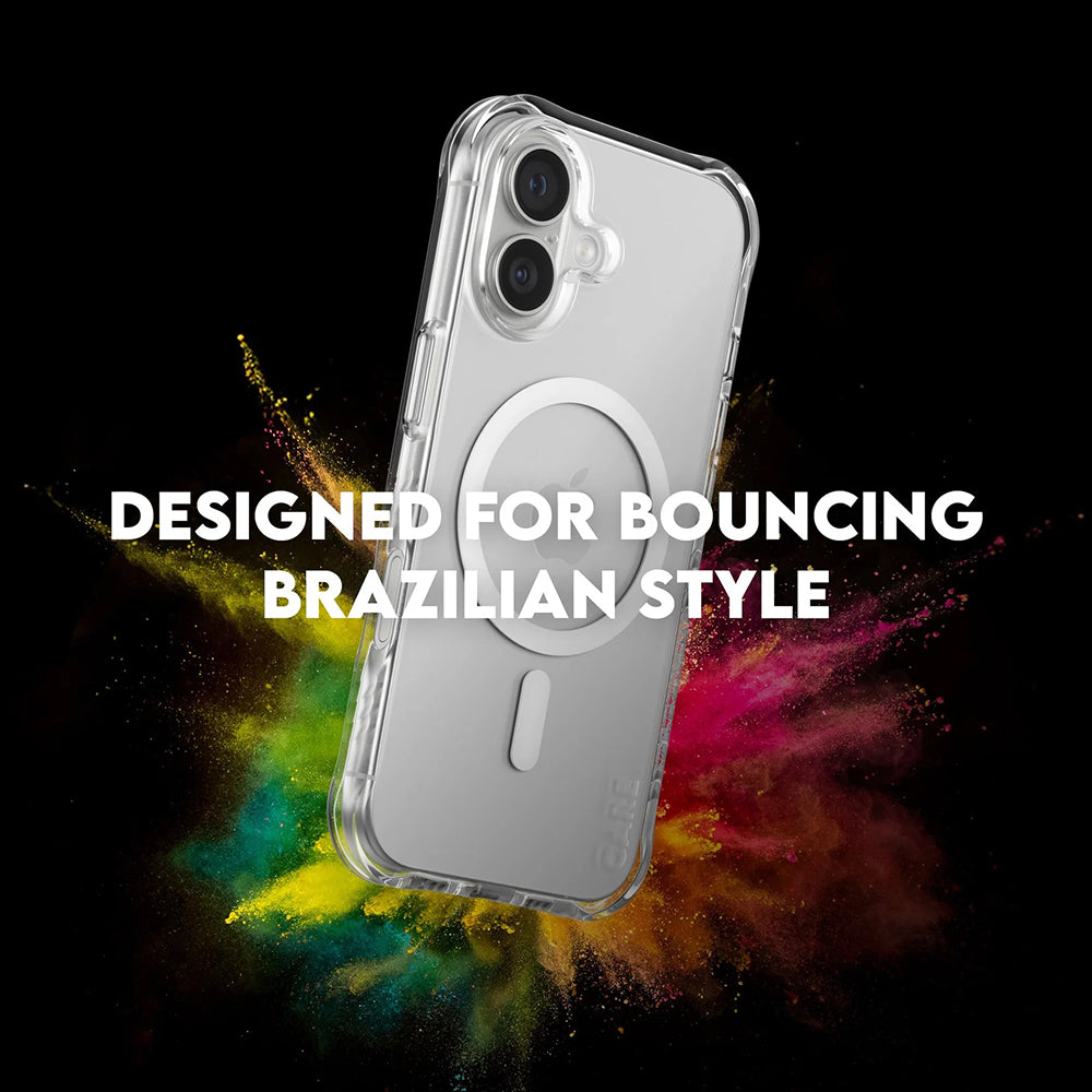 Etui MagSafe dla Apple iPhone 17, PanzerGlass, Modne, Przezroczyste Białe