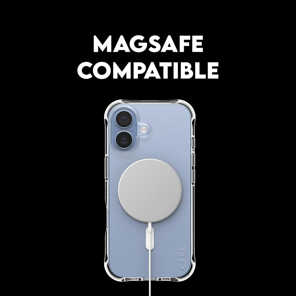Etui MagSafe dla Apple iPhone 17, PanzerGlass, Modne, Przezroczyste Białe