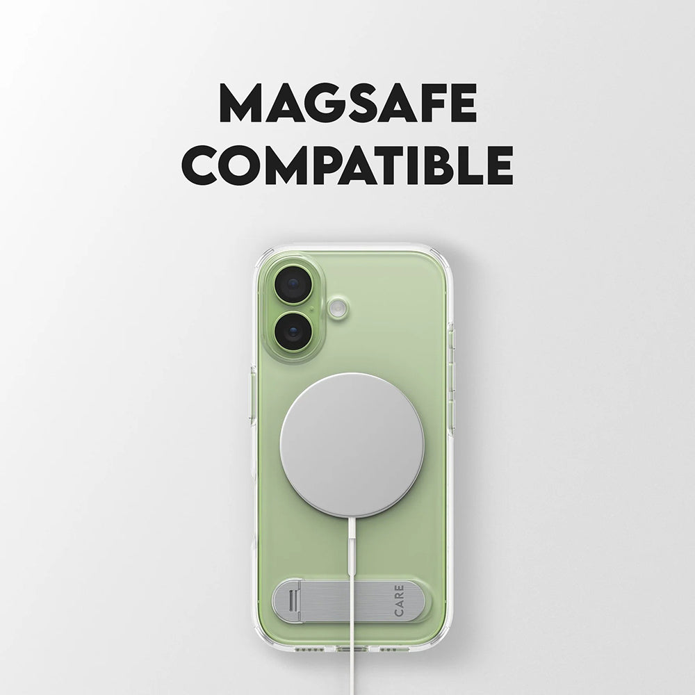 Etui MagSafe dla Apple iPhone 17, PanzerGlass, z funkcją podstawki, Przezroczyste