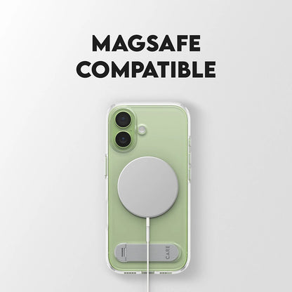 Etui MagSafe dla Apple iPhone 17, PanzerGlass, z funkcją podstawki, Przezroczyste