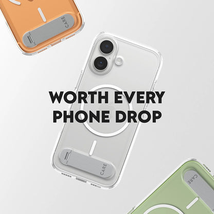 Etui MagSafe dla Apple iPhone 17, PanzerGlass, z funkcją podstawki, Przezroczyste