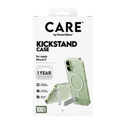 Etui MagSafe dla Apple iPhone 17, PanzerGlass, z funkcją podstawki, Przezroczyste
