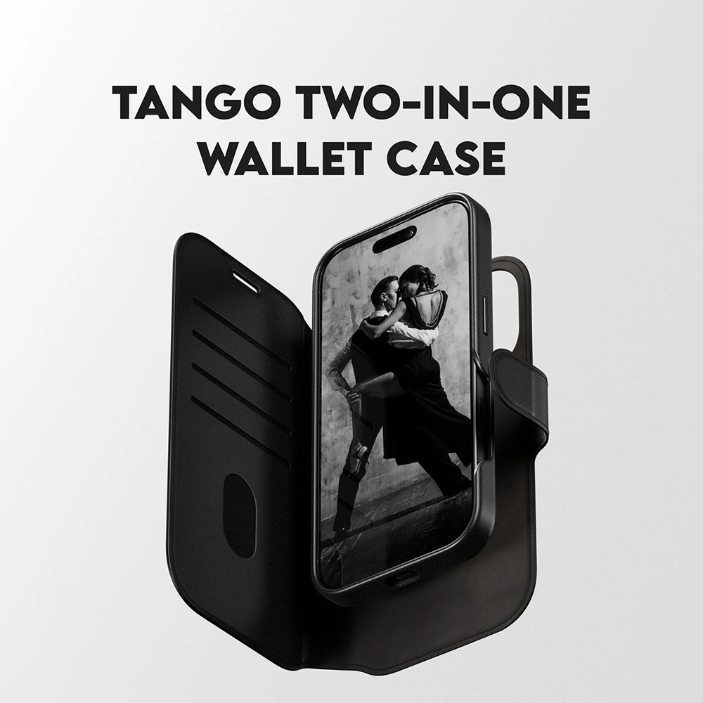 Etui MagSafe dla Apple iPhone 17, PanzerGlass, Care Feature Tango Two-in-One, Czarne