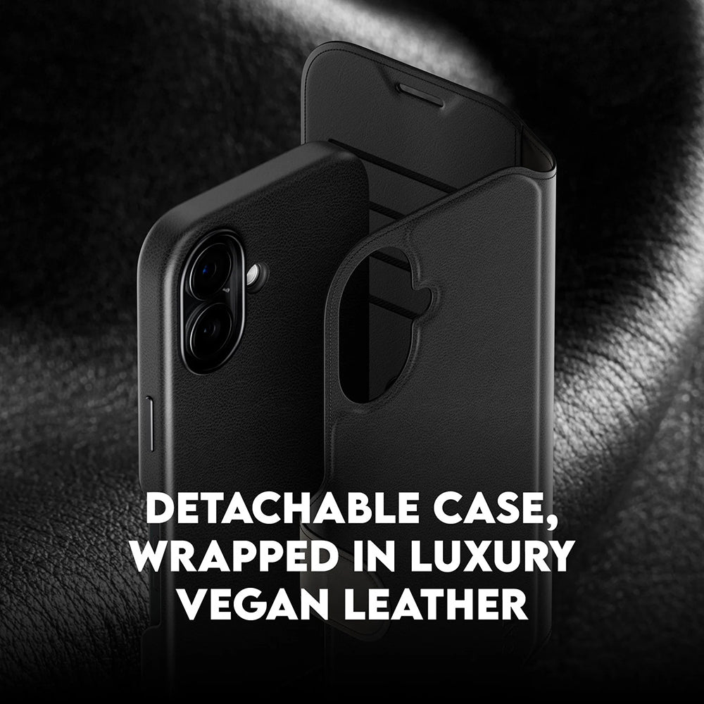 Etui MagSafe dla Apple iPhone 17, PanzerGlass, Care Feature Tango Two-in-One, Czarne