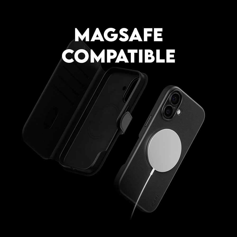 Etui MagSafe dla Apple iPhone 17, PanzerGlass, Care Feature Tango Two-in-One, Czarne