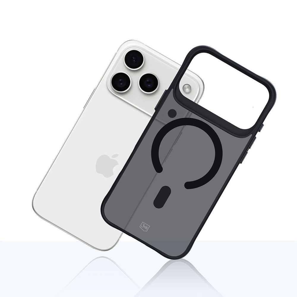Etui MagSafe dla Apple iPhone 17 Pro, 3MK, Smoke MagCase, Czarne