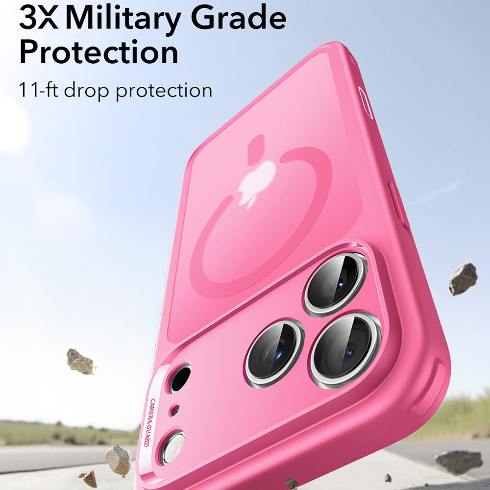 Etui MagSafe dla Apple iPhone 17 Pro, ESR, Classic Hybrid, Satynowy Róż