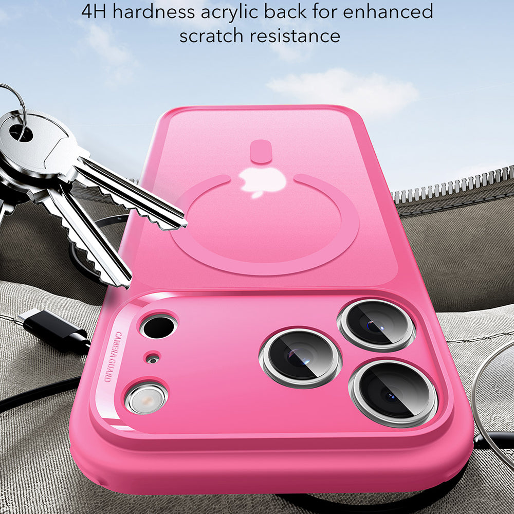 Etui MagSafe dla Apple iPhone 17 Pro, ESR, Classic Hybrid, Satynowy Róż