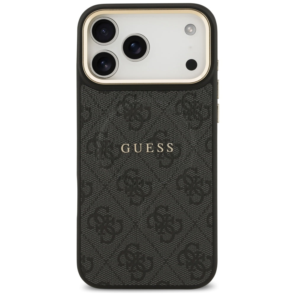 Etui MagSafe dla Apple iPhone 17 Pro, Guess, 4G Classic, Czarne