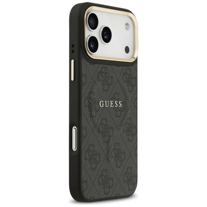 Etui MagSafe dla Apple iPhone 17 Pro, Guess, 4G Classic, Czarne