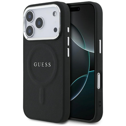 Etui MagSafe dla Apple iPhone 17 Pro, Guess, Classic Logo, Czarne