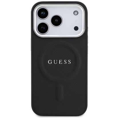 Etui MagSafe dla Apple iPhone 17 Pro, Guess, Classic Logo, Czarne