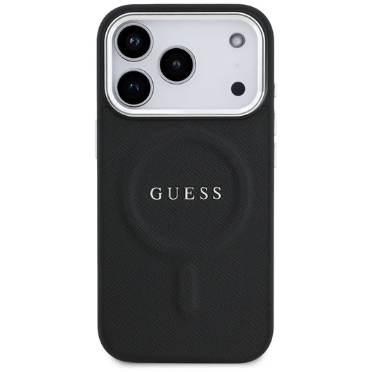 Etui MagSafe dla Apple iPhone 17 Pro, Guess, Classic Logo, Czarne