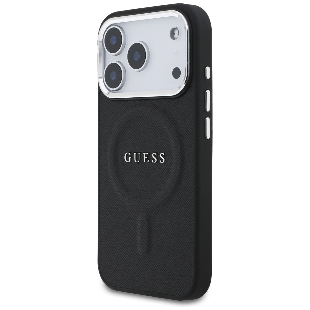 Etui MagSafe dla Apple iPhone 17 Pro, Guess, Classic Logo, Czarne