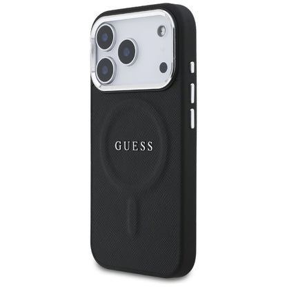 Etui MagSafe dla Apple iPhone 17 Pro, Guess, Classic Logo, Czarne