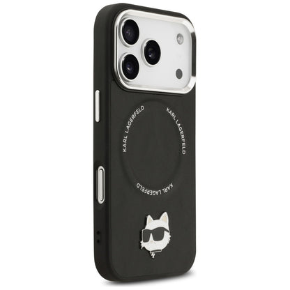 Etui MagSafe dla Apple iPhone 17 Pro, Karl Lagerfeld, Choupette Pin, Czarne