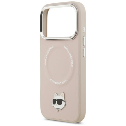 Etui MagSafe dla Apple iPhone 17 Pro, Karl Lagerfeld, Choupette Pin, Różowy