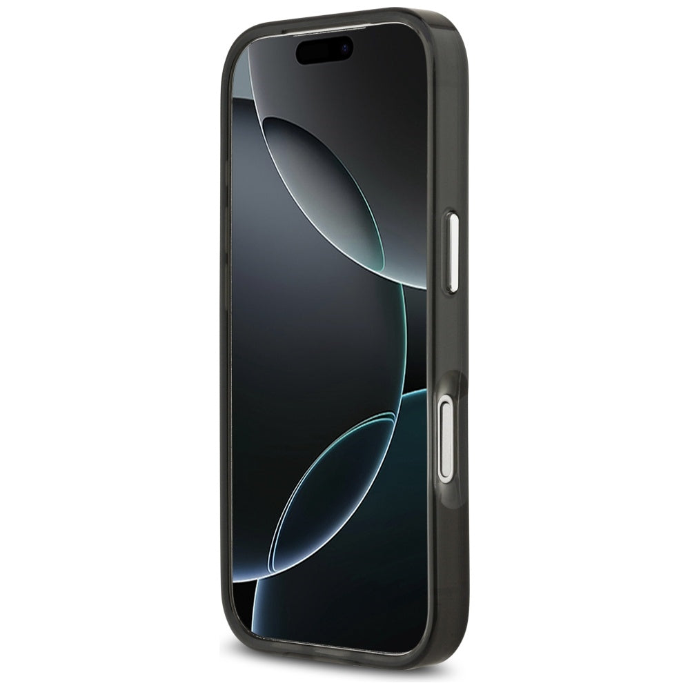 Etui MagSafe dla Apple iPhone 17 Pro, Karl Lagerfeld, IML Aquarelle Karl Ikonik, Czarne