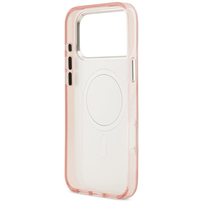 Etui MagSafe dla Apple iPhone 17 Pro, Karl Lagerfeld, IML Aquarelle Logo Choupette, Różowy