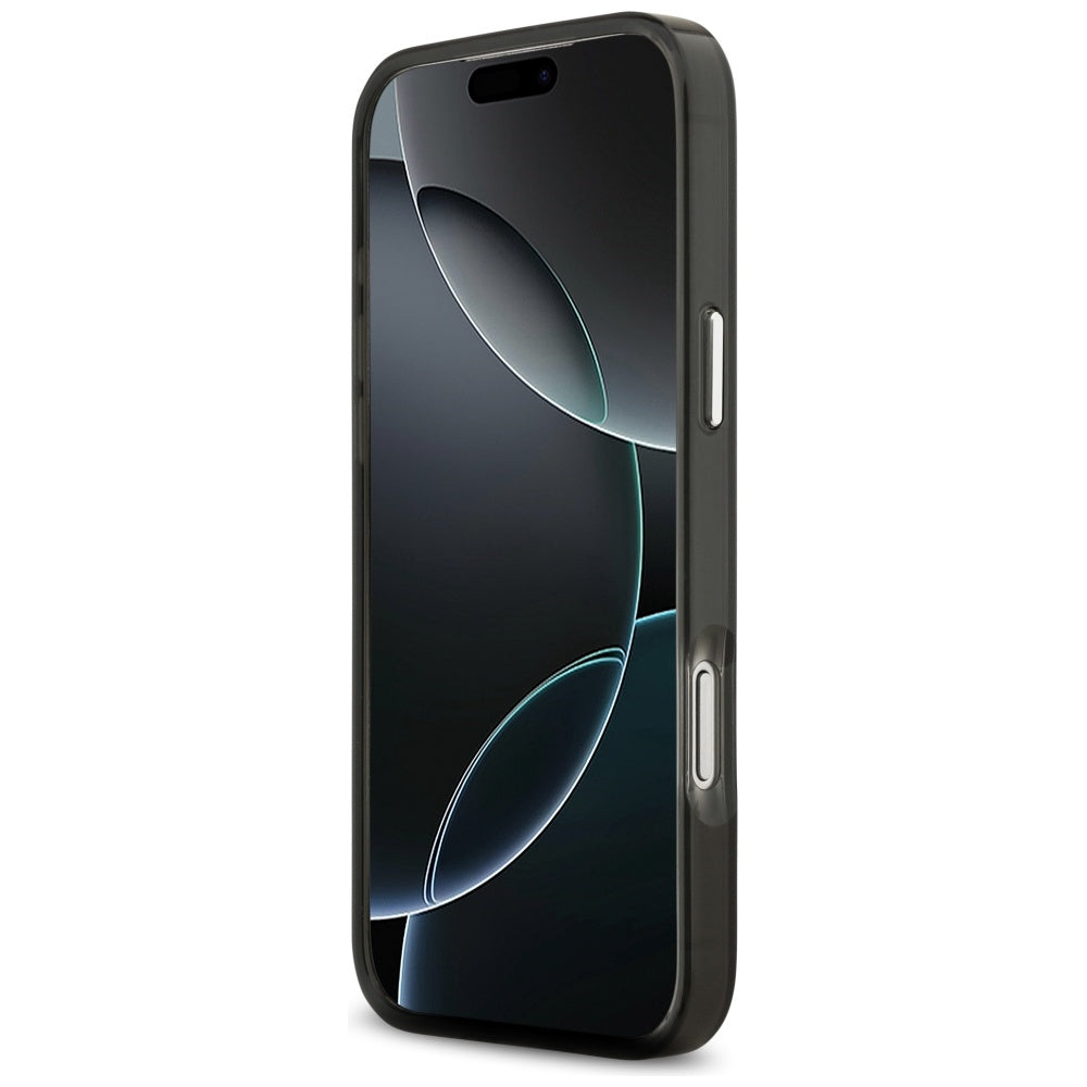 Etui MagSafe dla Apple iPhone 17 Pro, Karl Lagerfeld, IML Aquarelle Logo Karl & Choupette, Czarne