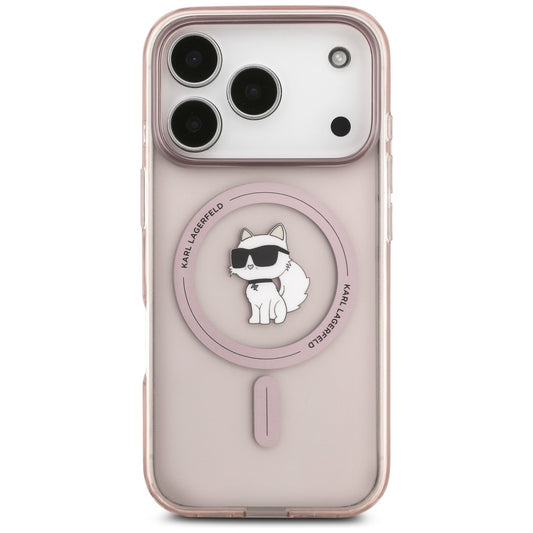 Etui MagSafe dla Apple iPhone 17 Pro, Karl Lagerfeld, IML Choupette, Różowy