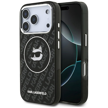 Etui MagSafe dla Apple iPhone 17 Pro, Karl Lagerfeld, IML Choupette`s Head, Czarne