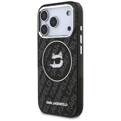 Etui MagSafe dla Apple iPhone 17 Pro, Karl Lagerfeld, IML Choupette`s Head, Czarne