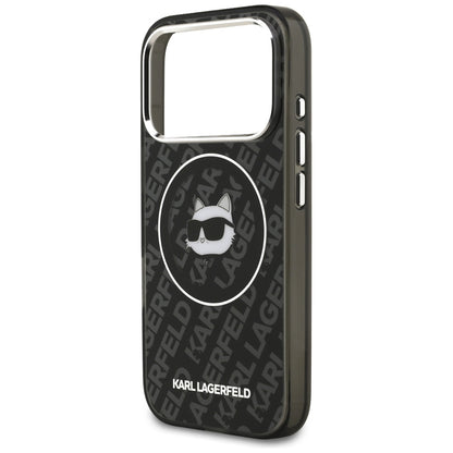 Etui MagSafe dla Apple iPhone 17 Pro, Karl Lagerfeld, IML Choupette`s Head, Czarne