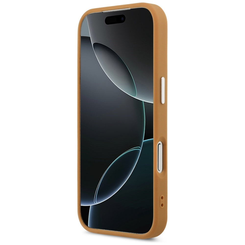 Etui MagSafe dla Apple iPhone 17 Pro, Karl Lagerfeld, Point & Metal Logo, Brązowy