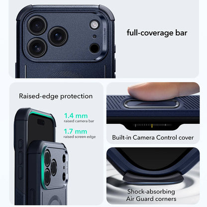 Etui MagSafe dla Apple iPhone 17 Pro Max, ESR, Cyber, Niebieskie