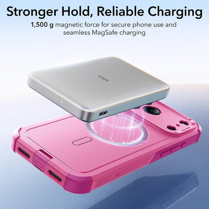 Etui MagSafe dla Apple iPhone 17 Pro Max, ESR, Cyber, Różowy