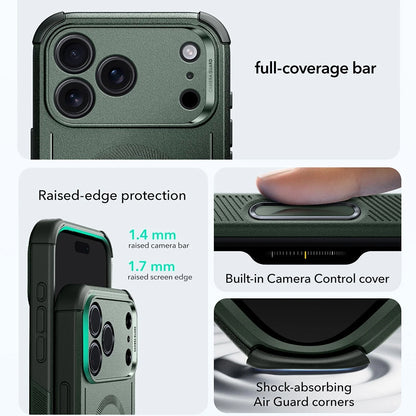 Etui MagSafe dla Apple iPhone 17 Pro Max, ESR, Cyber, Zielony
