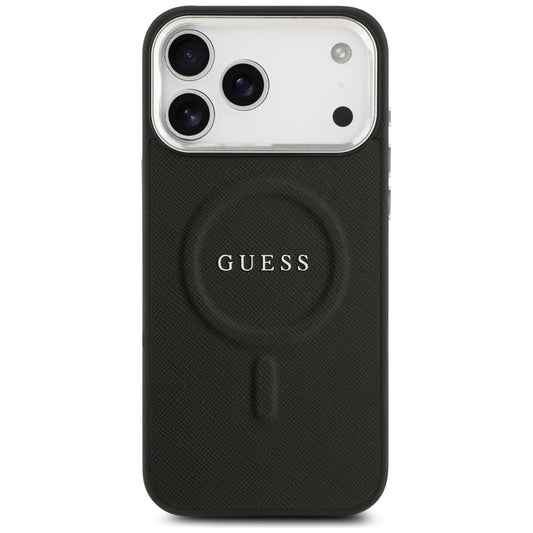 Etui MagSafe dla Apple iPhone 17 Pro Max, Guess, Classic Logo, Czarne