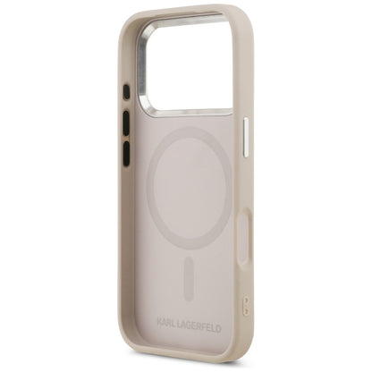 Etui MagSafe dla Apple iPhone 17 Pro Max, Karl Lagerfeld, Choupette Pin, Różowy