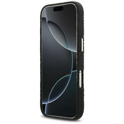 Etui MagSafe dla Apple iPhone 17 Pro Max, Karl Lagerfeld, FW Stamped Karl, Czarne