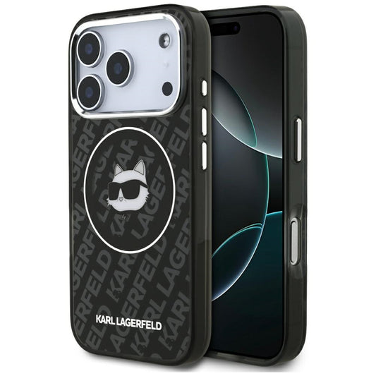 Etui MagSafe dla Apple iPhone 17 Pro Max, Karl Lagerfeld, IML Choupette`s Head, Czarne