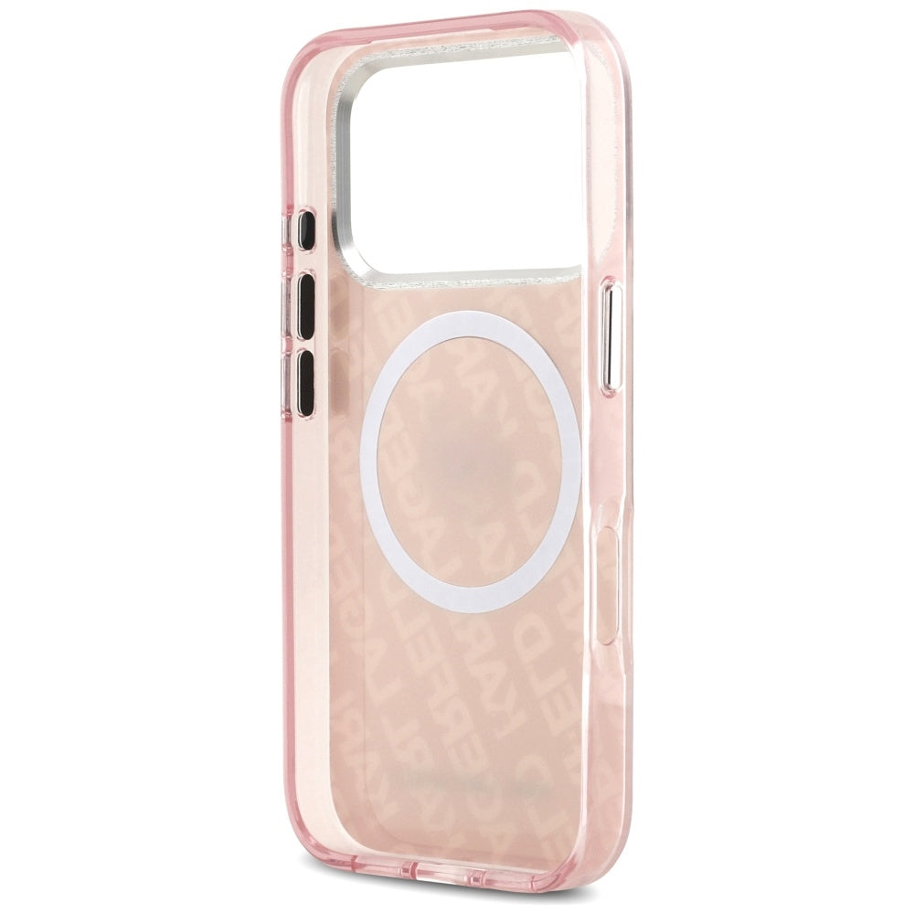 Etui MagSafe dla Apple iPhone 17 Pro Max, Karl Lagerfeld, IML Choupette`s Head, Różowy