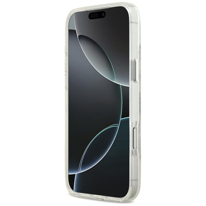 Etui MagSafe dla Apple iPhone 17 Pro Max, Karl Lagerfeld, IML Sketch Logo Glitter Karl & Choupette, Przezroczyste