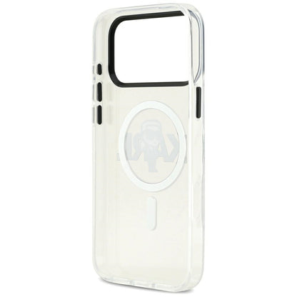 Etui MagSafe dla Apple iPhone 17 Pro Max, Karl Lagerfeld, IML Sketch Logo Karl, Przezroczyste