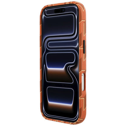 Etui MagSafe dla Apple iPhone 17 Pro Max, Karl Lagerfeld, logo KL Monogram, Pomarańczowe