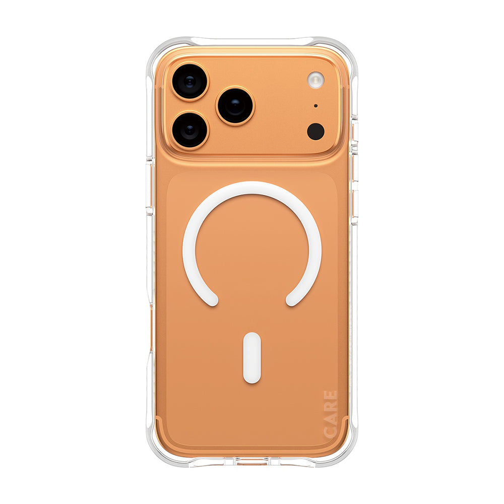 Etui MagSafe dla Apple iPhone 17 Pro Max, PanzerGlass, Modne, Przezroczyste Białe
