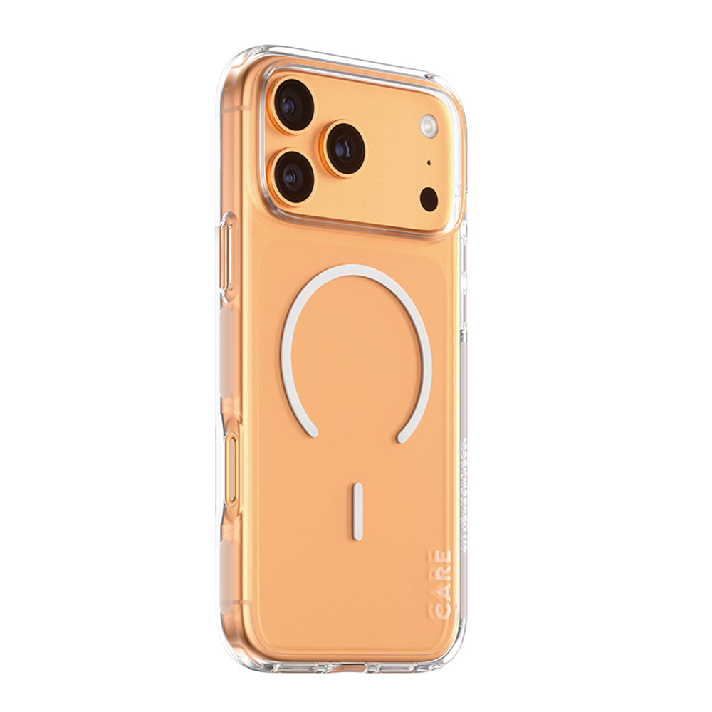 Etui MagSafe dla Apple iPhone 17 Pro Max, PanzerGlass, Care Urban Explorer, Przezroczyste Białe