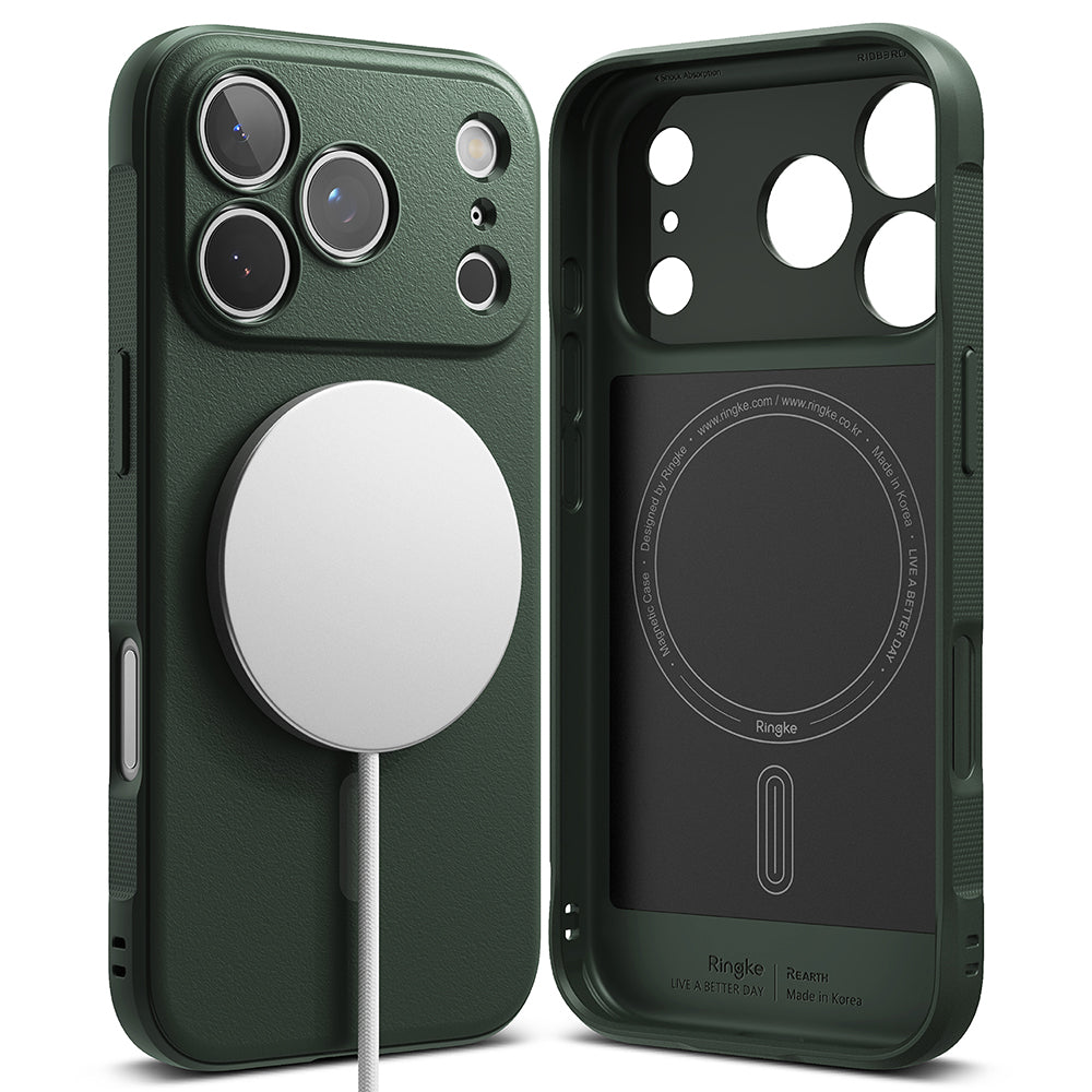 Etui MagSafe dla Apple iPhone 17 Pro Max, Ringke, Onyx, Ciemnozielony